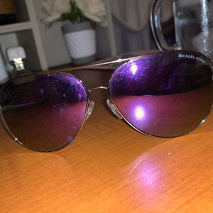 Purple MK sunglasses